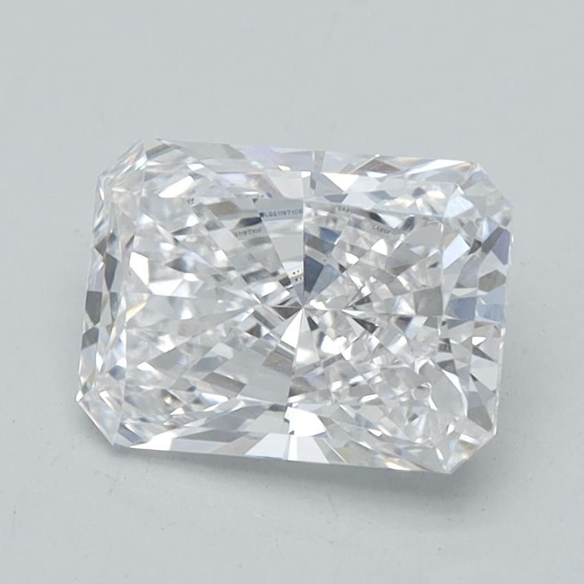 1.01ct D VS2 Rare Carat Ideal Cut Radiant Lab Grown Diamond