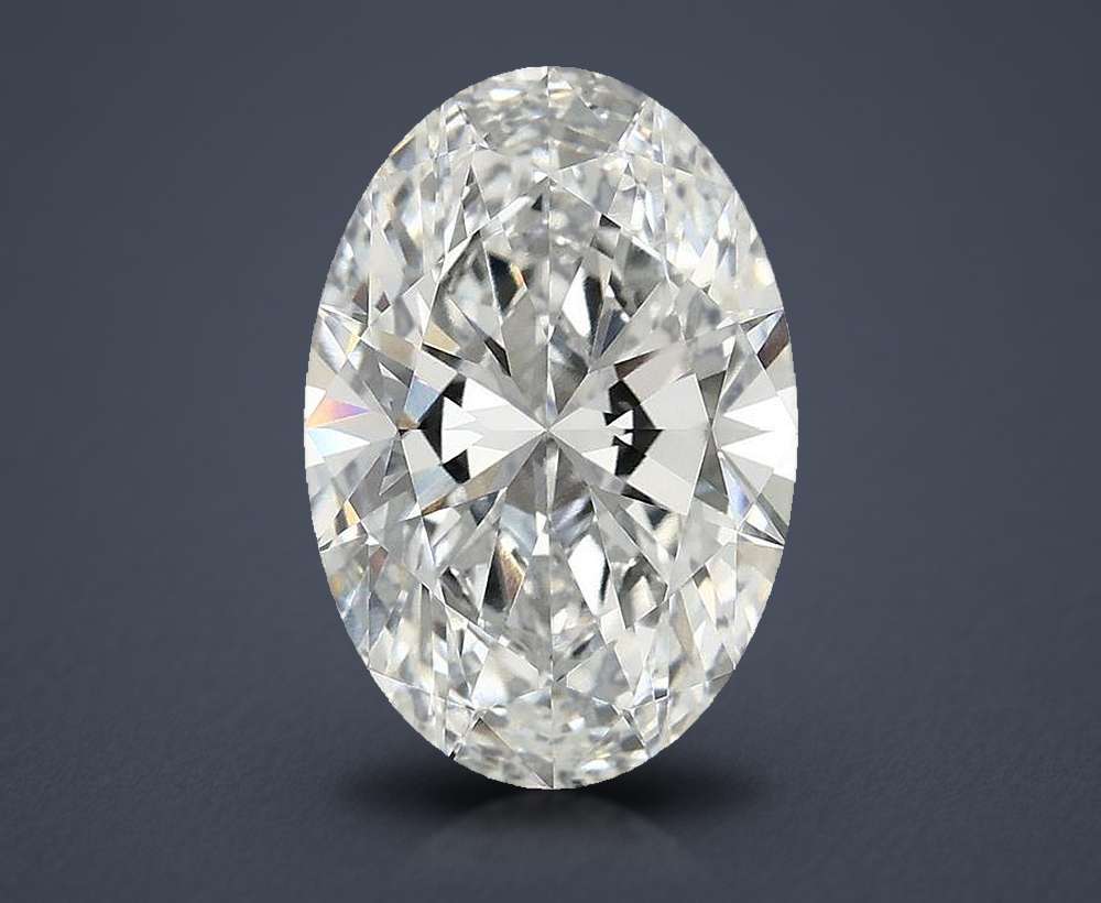 3.82 Carat Oval Lab Diamond