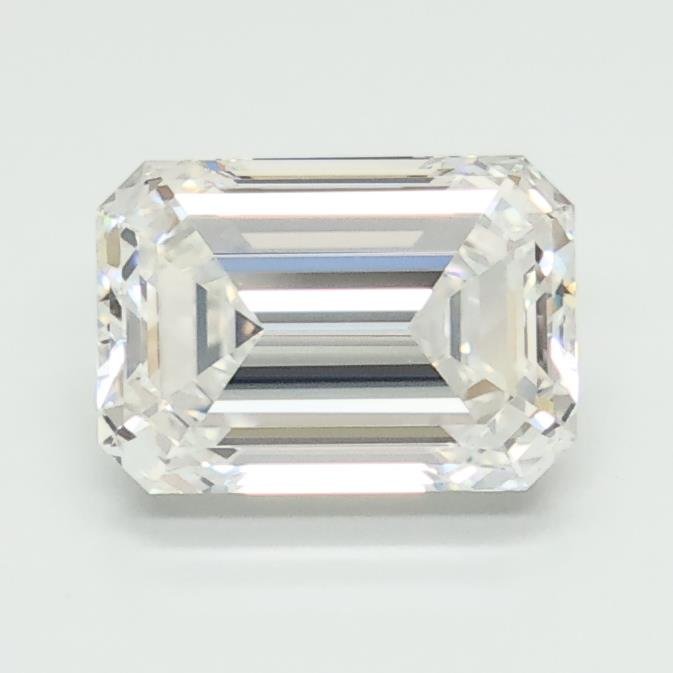 1.43ct E VVS2 Rare Carat Ideal Cut Emerald Lab Grown Diamond