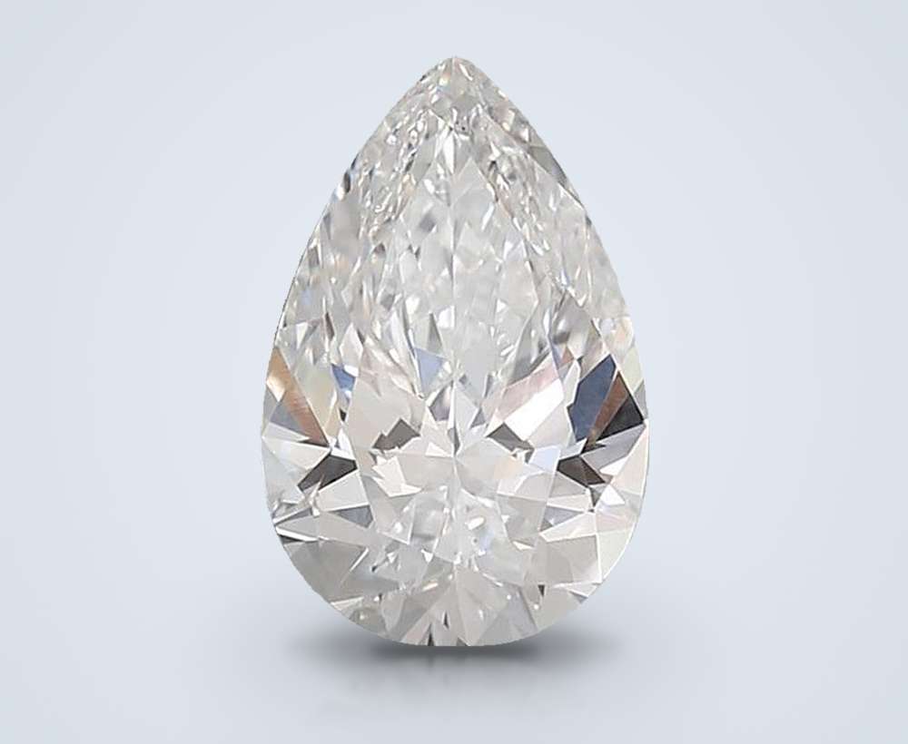 2.04 Carat Pear Lab Diamond