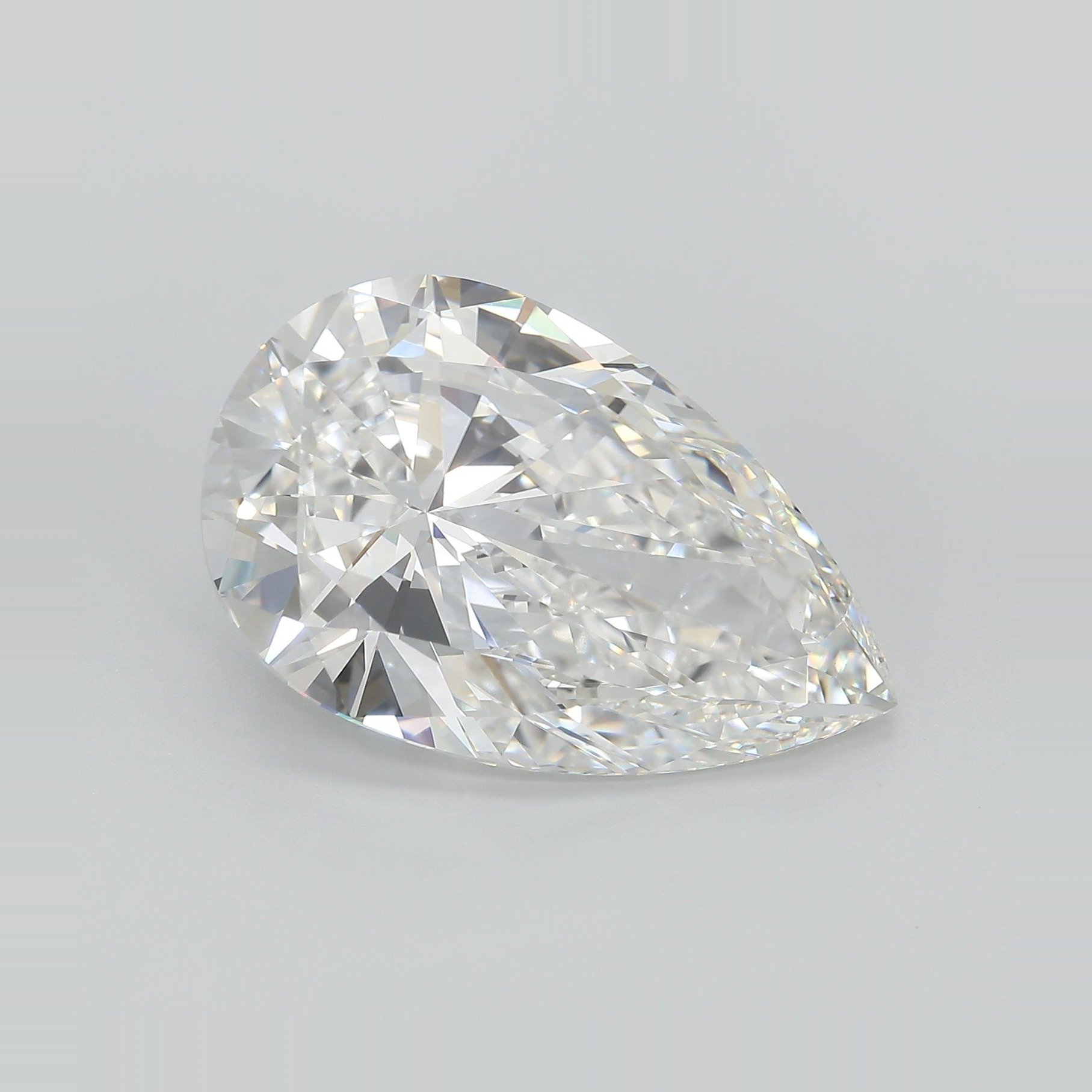 11.08ct E VVS2 Rare Carat Ideal Cut Pear Lab Grown Diamond