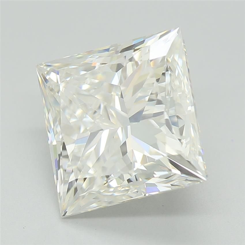 3.07ct F VVS2 Rare Carat Ideal Cut Princess Lab Grown Diamond