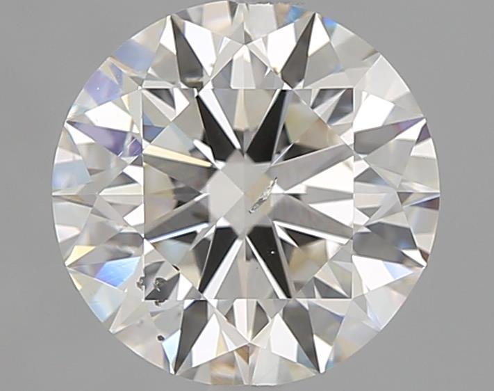 2.07ct J SI2 Rare Carat Ideal Cut Round Diamond