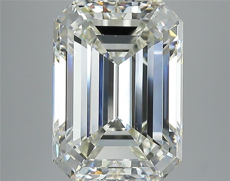 5.01ct K VS2 Rare Carat Ideal Cut Emerald Diamond