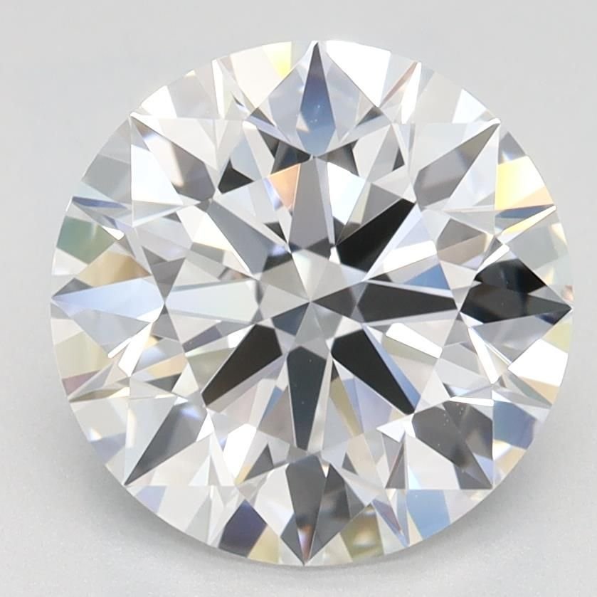 2.51ct D IF Rare Carat Ideal Cut Round Lab Grown Diamond