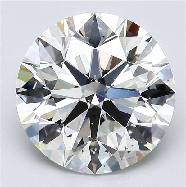 3.90ct K SI1 Excellent Cut Round Diamond