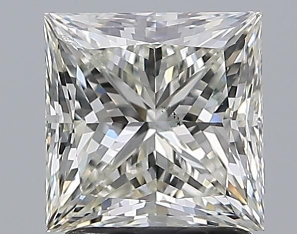 1.90ct J SI1 Rare Carat Ideal Cut Princess Diamond