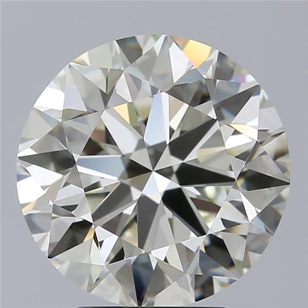 3.81ct J VVS2 Excellent Cut Round Diamond