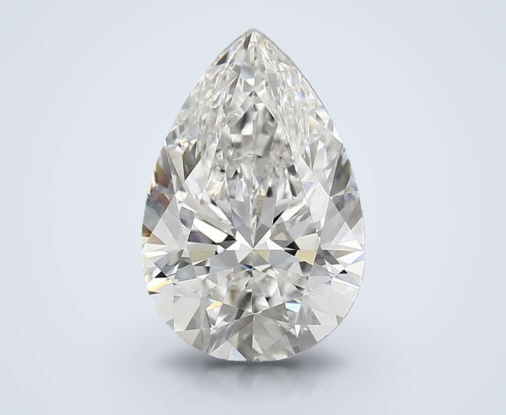 3.90 Carat Pear Lab Diamond