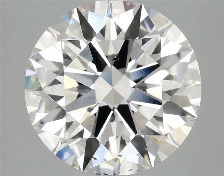 4.08ct F SI1 Rare Carat Ideal Cut Round Lab Grown Diamond