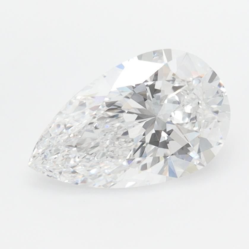 1.34ct D VVS1 Rare Carat Ideal Cut Pear Lab Grown Diamond