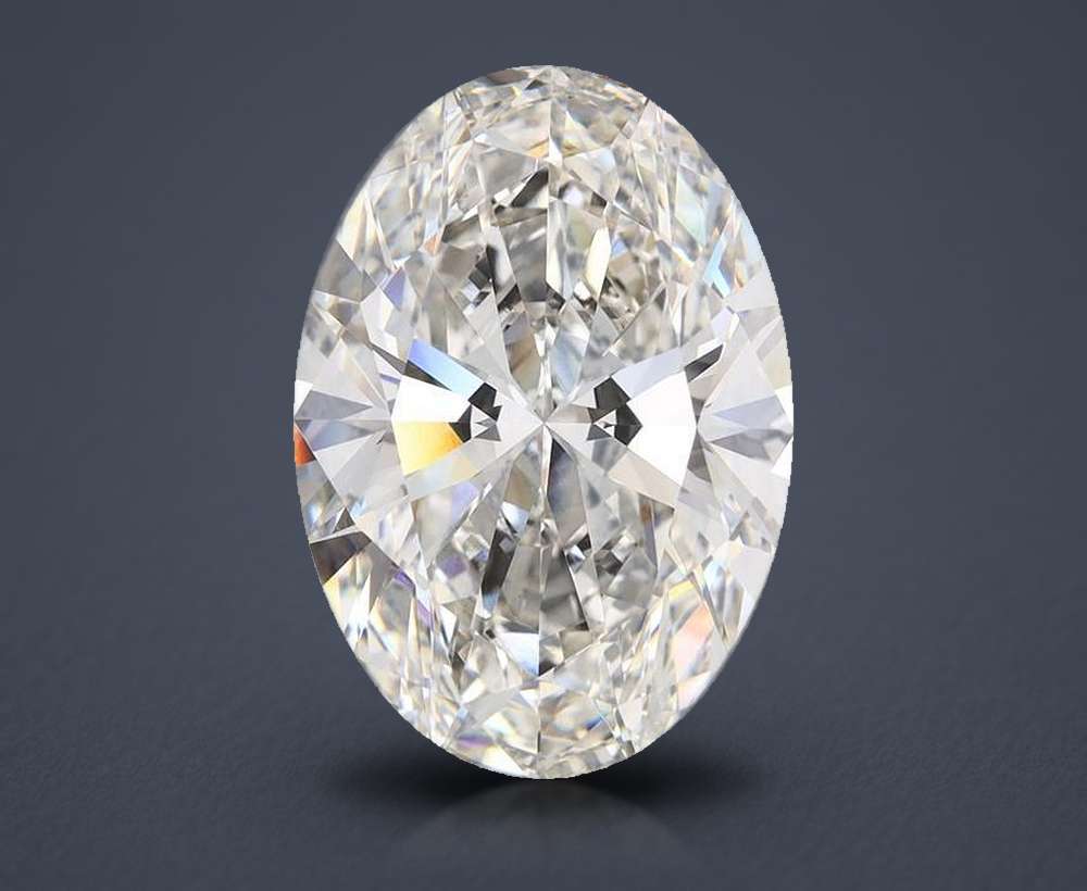 11.01 Carat Oval Lab Diamond