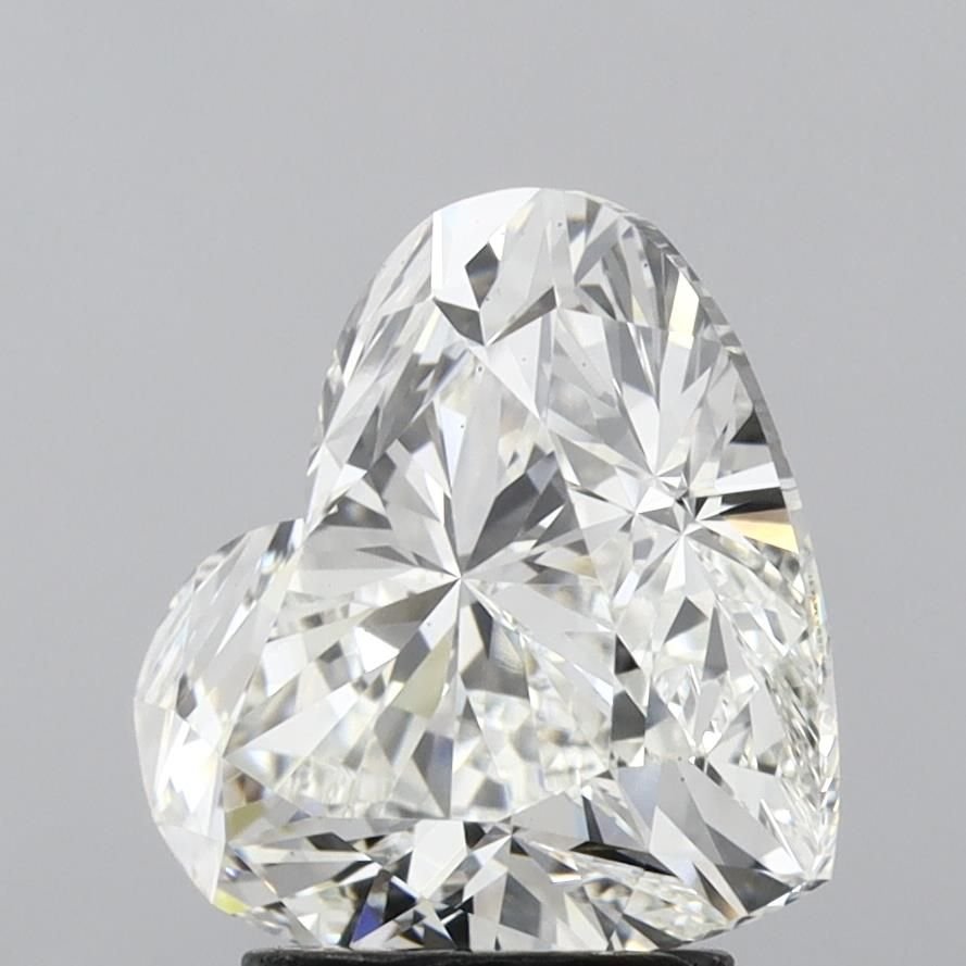 3.80ct G VS2 Rare Carat Ideal Cut Heart Lab Grown Diamond