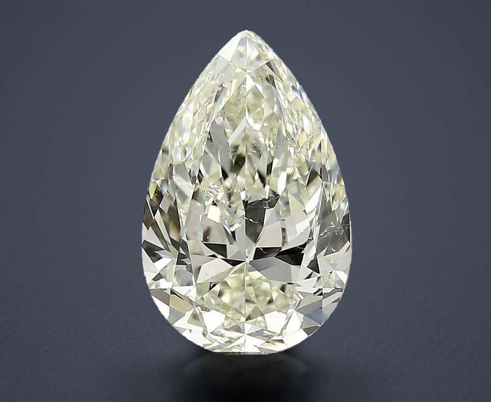 5.51 Carat Pear Natural Diamond