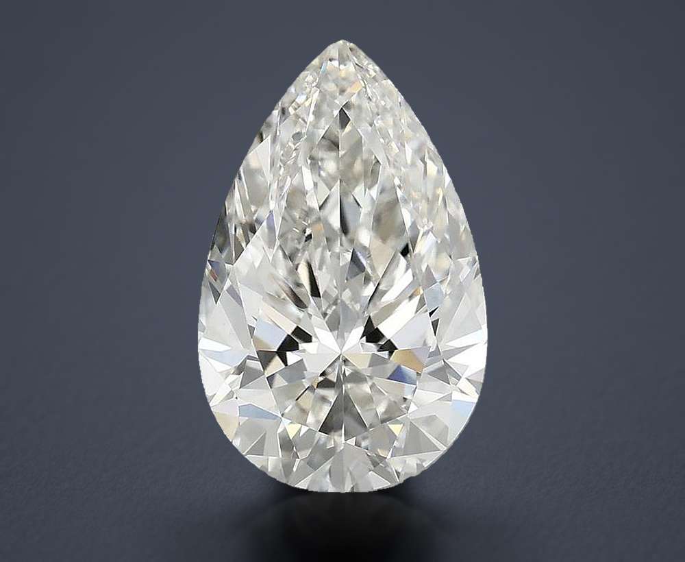 3.00 Carat Pear Lab Diamond