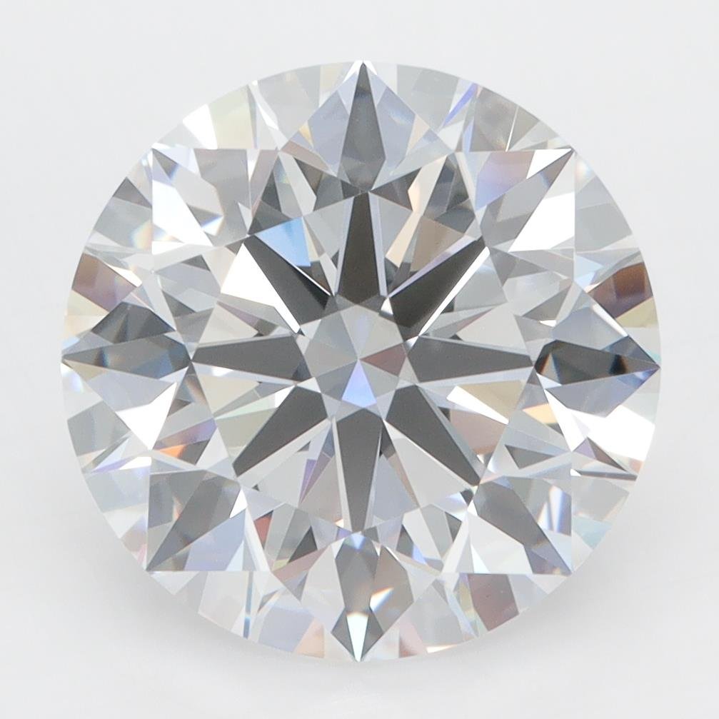 5.81ct D VVS2 Rare Carat Ideal Cut Round Lab Grown Diamond