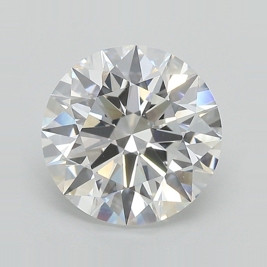 3.58ct E VVS2 Rare Carat Ideal Cut Round Lab Grown Diamond