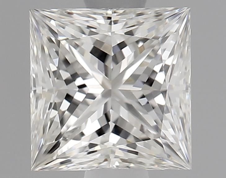 0.88ct G VVS2 Rare Carat Ideal Cut Princess Lab Grown Diamond