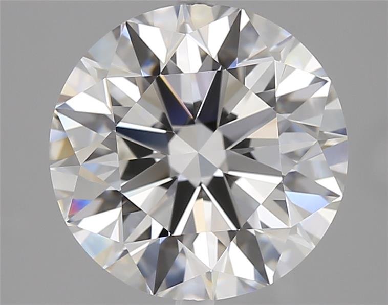 3.53ct F VVS2 Rare Carat Ideal Cut Round Diamond