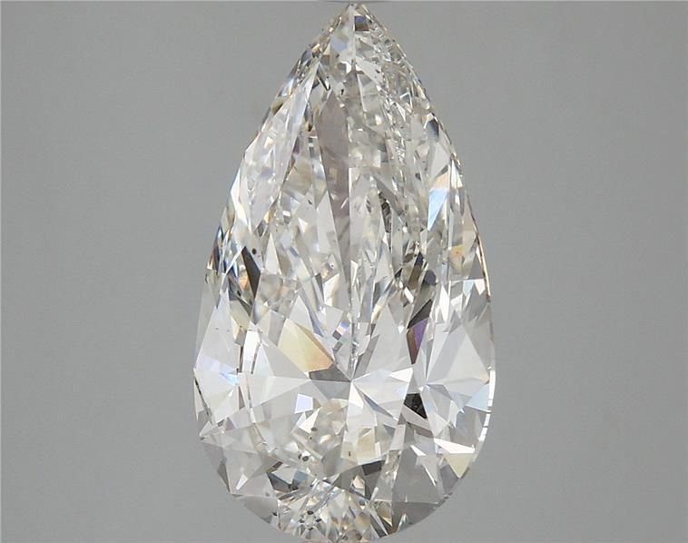 4.05ct H VS2 Rare Carat Ideal Cut Pear Lab Grown Diamond