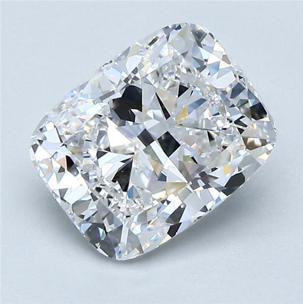 2.50ct D VVS2 Very Good Cut Cushion Diamond