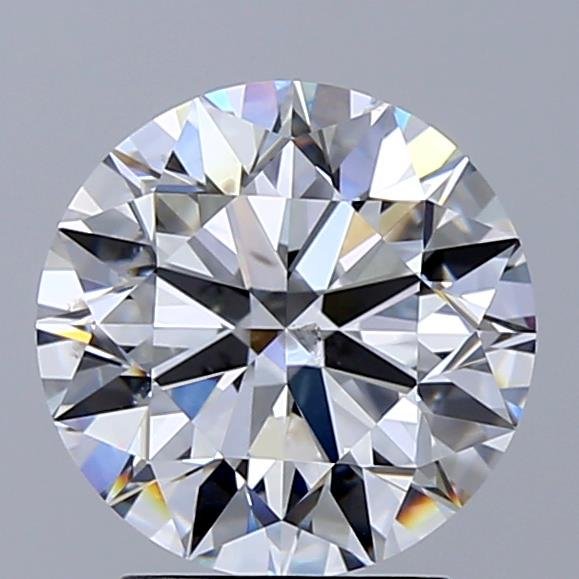 2.70ct D SI2 Rare Carat Ideal Cut Round Diamond