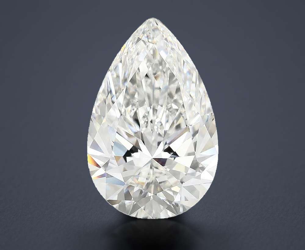 7.54 Carat Pear Lab Diamond