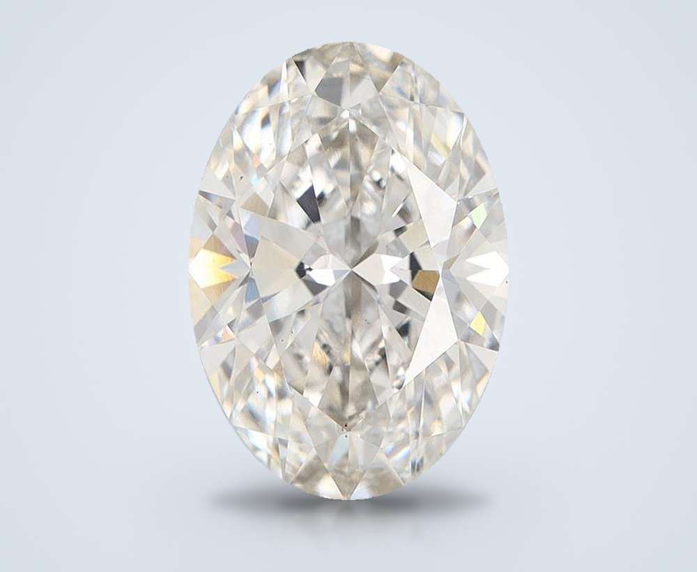 4.32 Carat Oval Lab Diamond