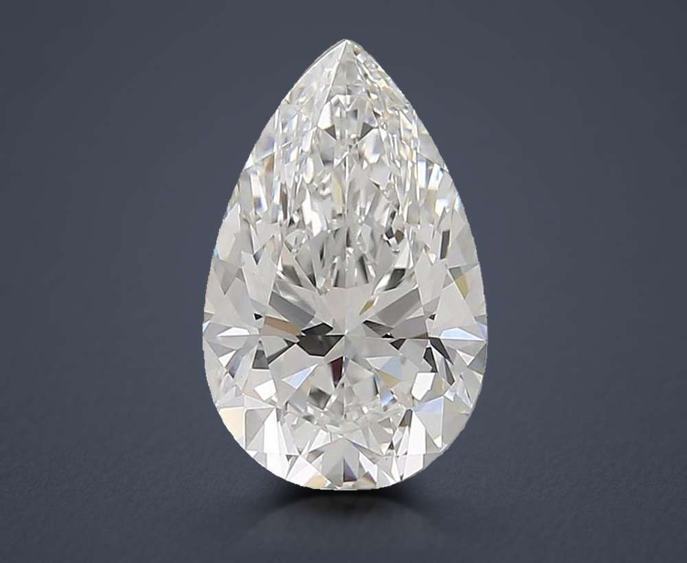 2.58 Carat Pear Lab Diamond