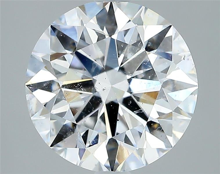 2.82ct D SI2 Rare Carat Ideal Cut Round Diamond