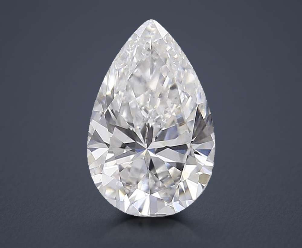 0.68 Carat Pear Lab Diamond