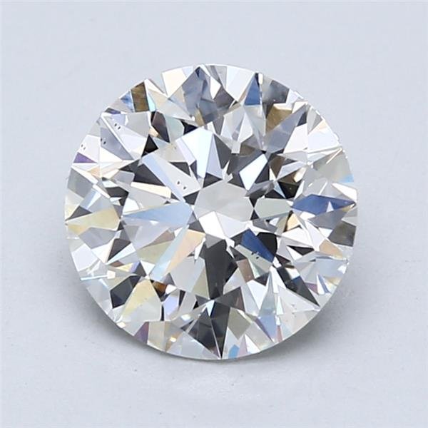 2.01ct D VS2 Rare Carat Ideal Cut Round Lab Grown Diamond