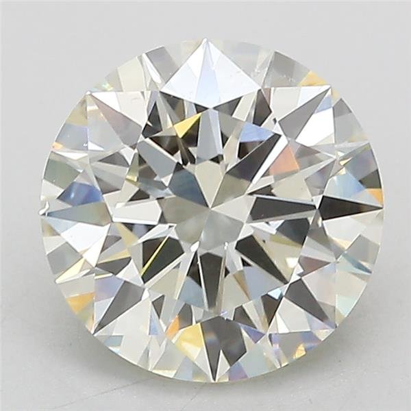 3.01ct J VS1 Excellent Cut Round Lab Grown Diamond