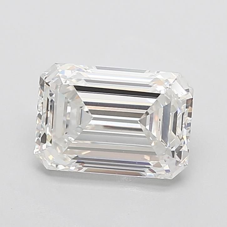 4.06ct G VVS2 Rare Carat Ideal Cut Emerald Lab Grown Diamond