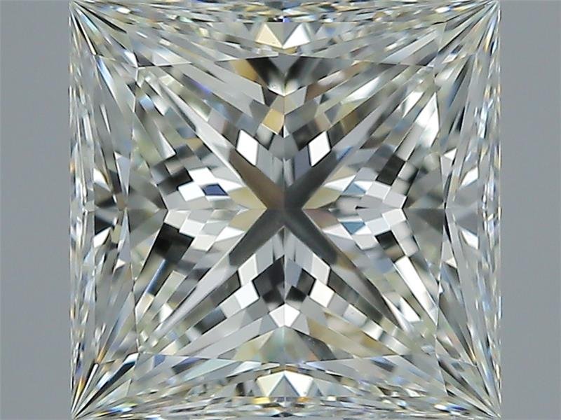 2.50ct K VS1 Rare Carat Ideal Cut Princess Diamond