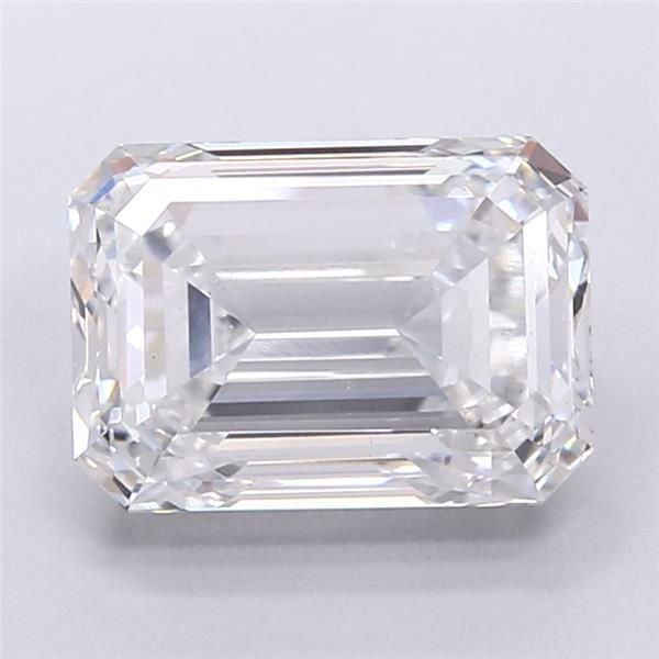 6.50ct E VS1 Excellent Cut Emerald Lab Grown Diamond