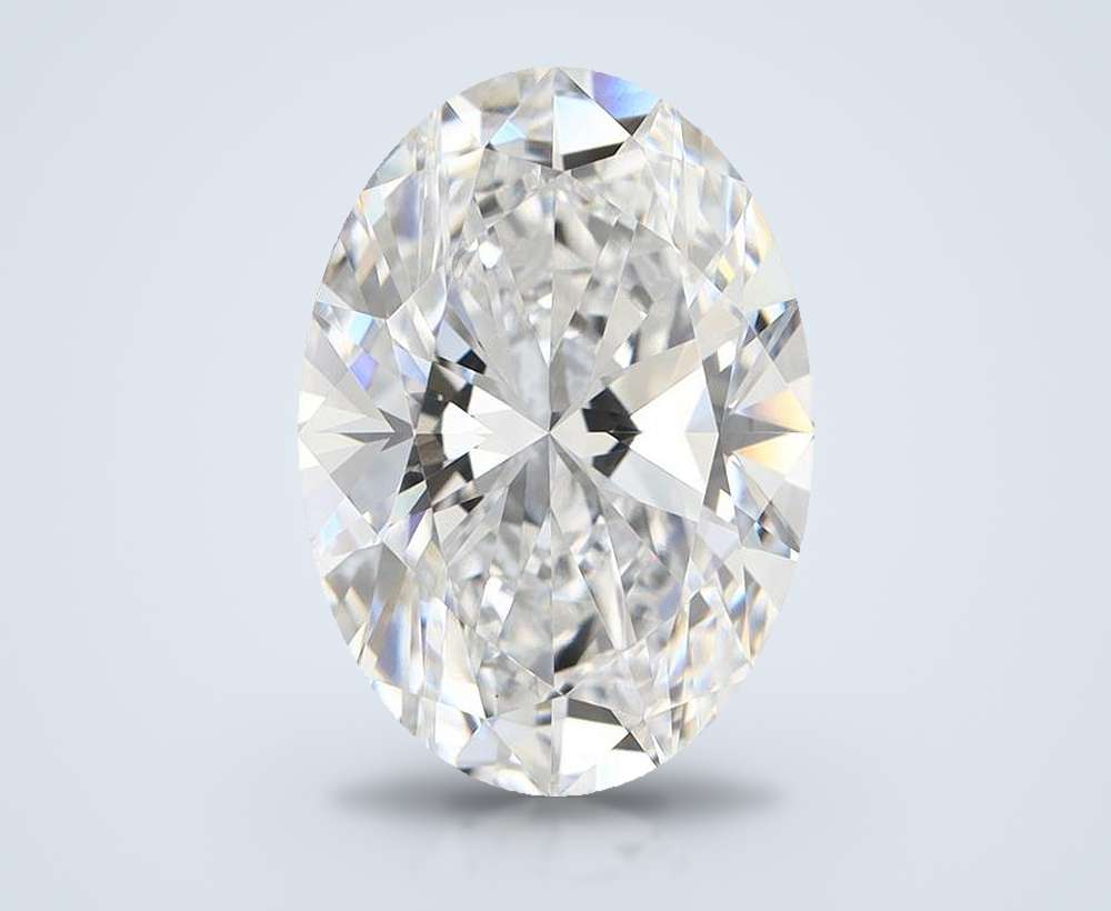 6.10 Carat Oval Lab Diamond