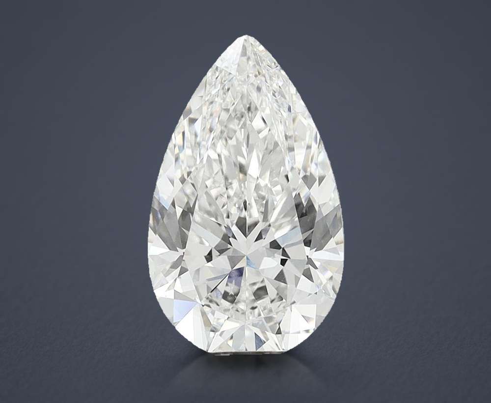 7.03 Carat Pear Lab Diamond