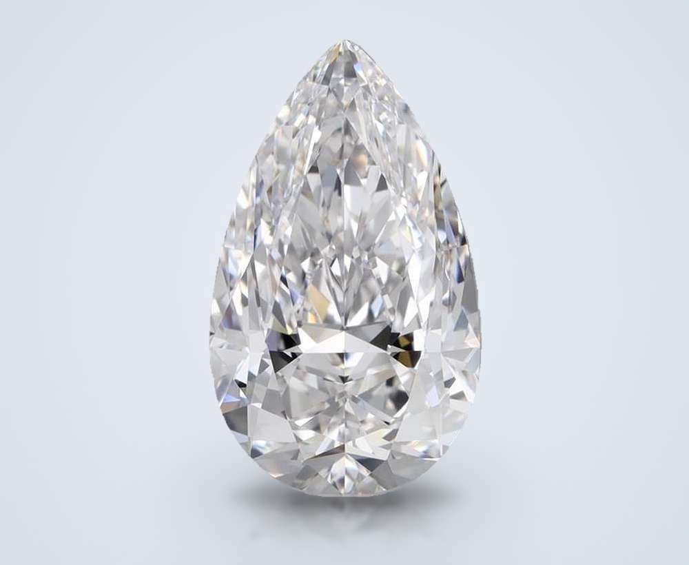 4.02 Carat Pear Natural Diamond