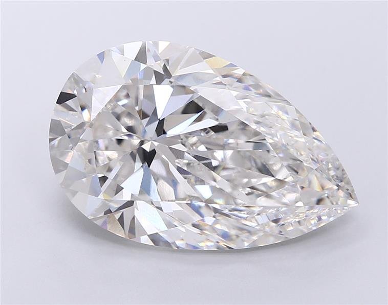 11.04ct F VS1 Rare Carat Ideal Cut Pear Lab Grown Diamond