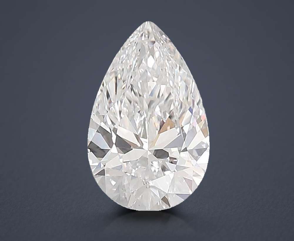 2.50 Carat Pear Lab Diamond
