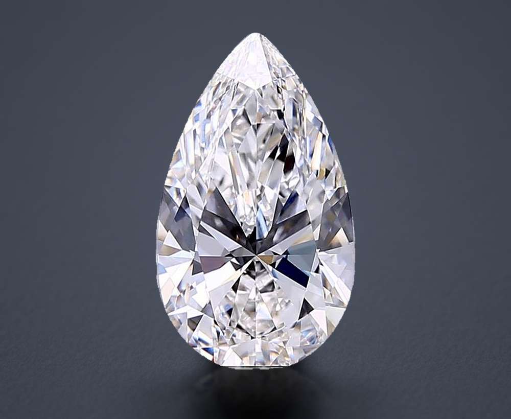 3.12 Carat Pear Lab Diamond