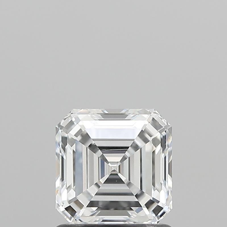 1.07ct F SI1 Rare Carat Ideal Cut Asscher Lab Grown Diamond