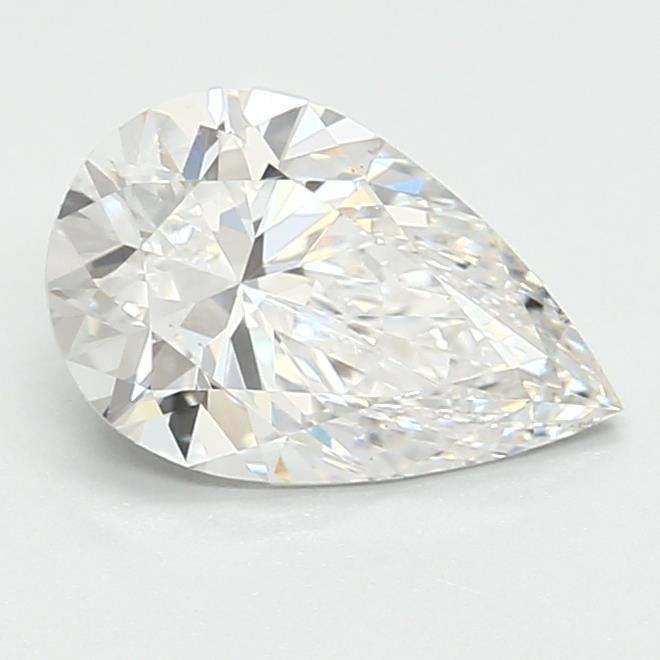 1.26ct E VS1 Rare Carat Ideal Cut Pear Lab Grown Diamond