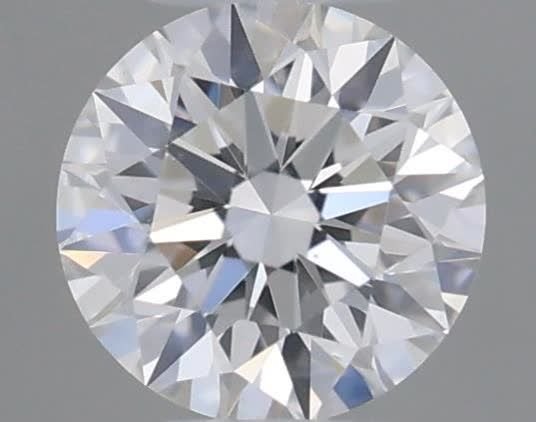 0.19ct D VS2 Rare Carat Ideal Cut Round Diamond