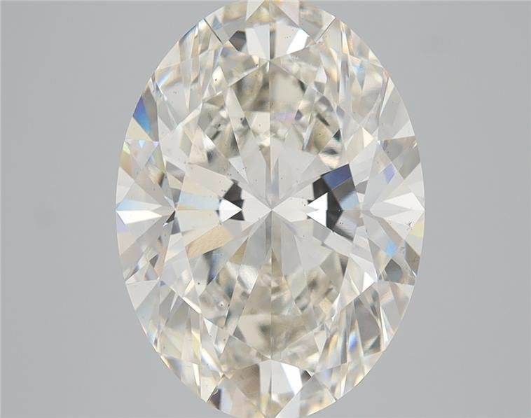 5.03ct I VS2 Rare Carat Ideal Cut Oval Lab Grown Diamond