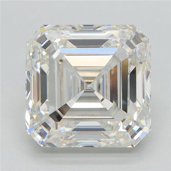 3.98ct G VVS2 Rare Carat Ideal Cut Asscher Lab Grown Diamond