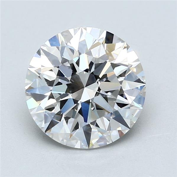 3.36ct E VS2 Rare Carat Ideal Cut Round Lab Grown Diamond