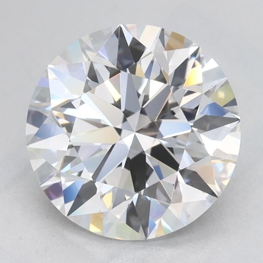 2.18ct D IF Rare Carat Ideal Cut Round Lab Grown Diamond