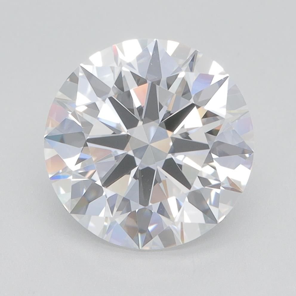 3.02ct D VVS1 Rare Carat Ideal Cut Round Lab Grown Diamond